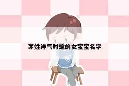 茅姓洋气时髦的女宝宝名字